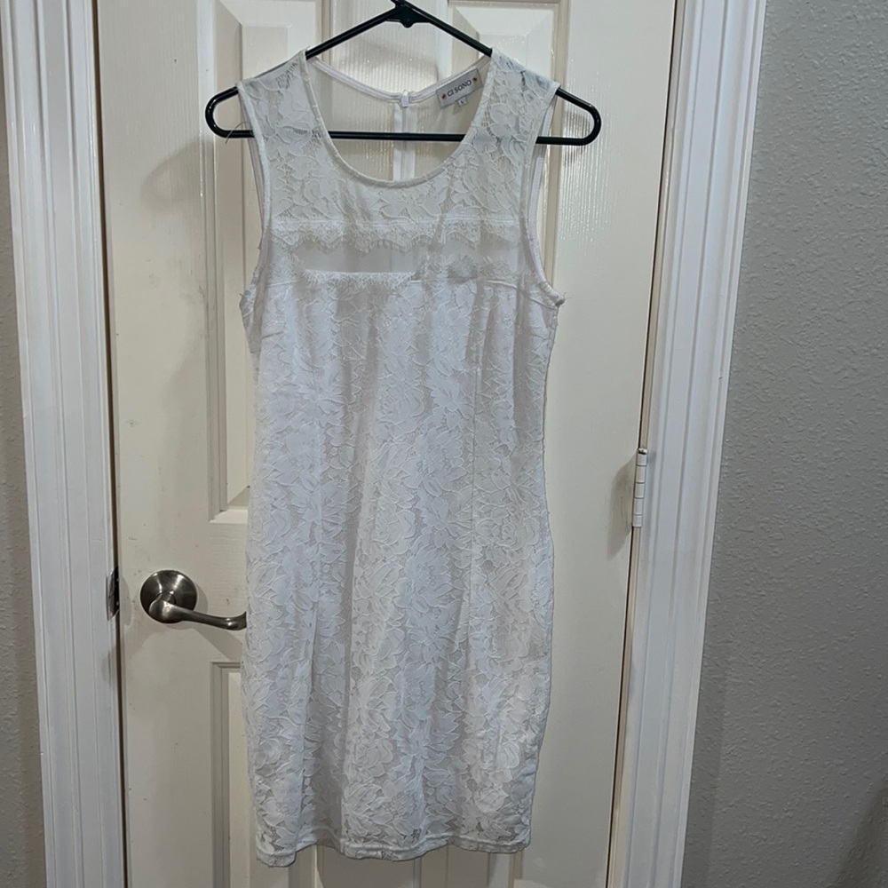 White Lace Dress